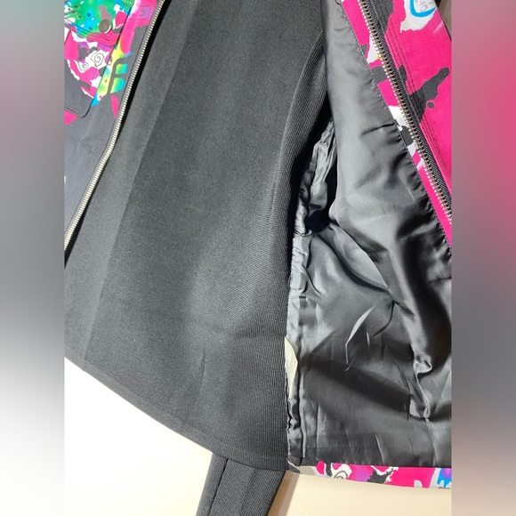 Peter Nygard stretch jacket, size Sm Pink multicoloured Longsleeves - Picture 6 of 12
